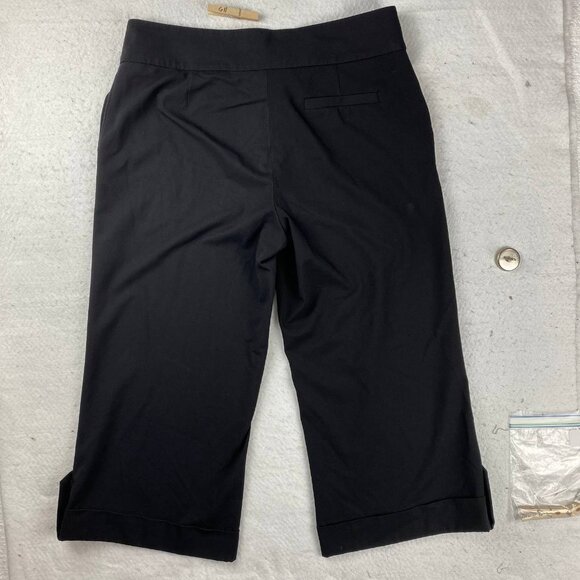 Black Button Polyester Rayon Blend - Picture 8 of 10